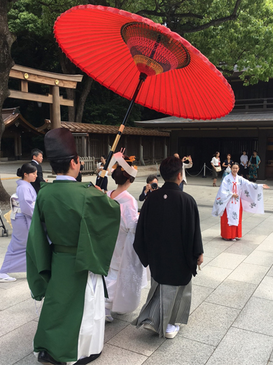 二人の晴れの舞台