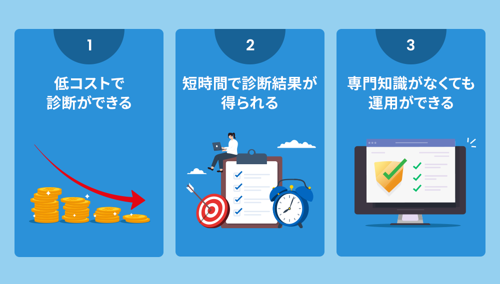 脆弱性診断ツールのメリット